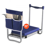 Heavy Duty Folding Garden Kneeler and Seat Comfortable EVA Pad
